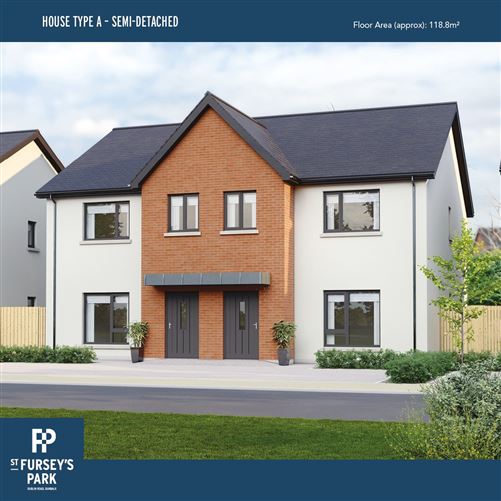 House Type A - 3 Bed Semi-Detached, St Furseys Park, Dublin Road, Dundalk, Co. Louth