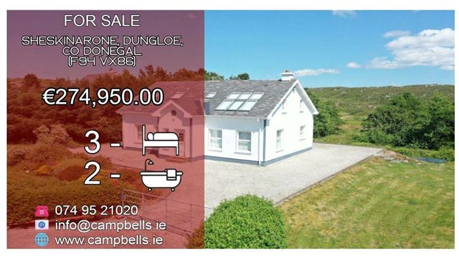 SHESKINARONE, DUNGLOE, CO DONEGAL