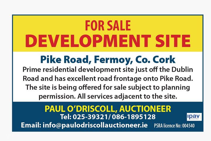 Pike Road , Fermoy, Co. Cork